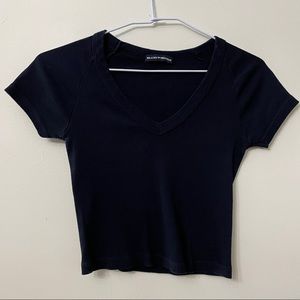 Brandy Melville Cropped V-Neck